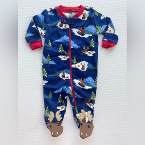Gymboree Moose Lodge 0 3 Months NWT pajamas